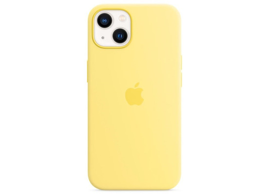 Apple Silikon Case iPhone 13 mit MagSafe zitronenschale