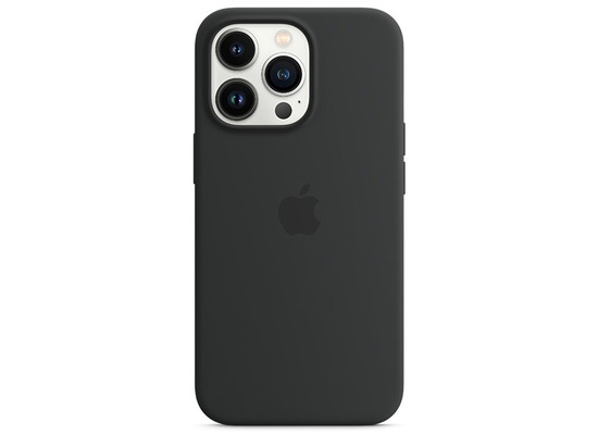 Apple Silikon Case iPhone 13 Pro mit MagSafe mitternacht