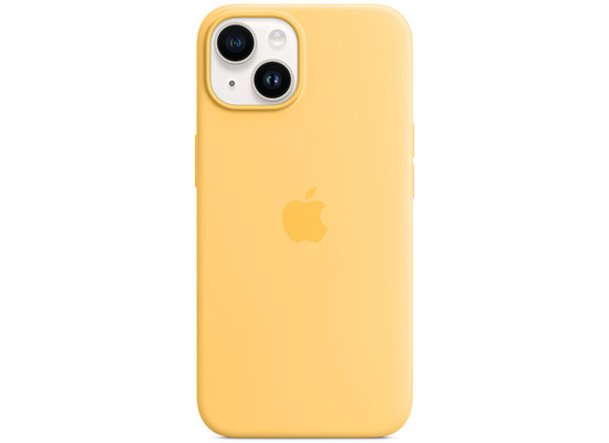 Apple Silikon Case iPhone 14 mit MagSafe sonnenlicht