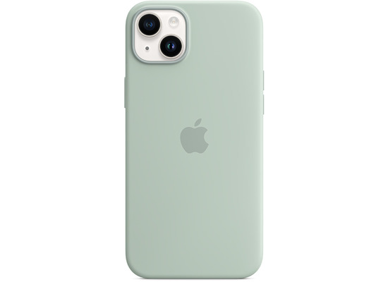 Apple Silikon Case iPhone 14 Plus mit MagSafe agavengrün