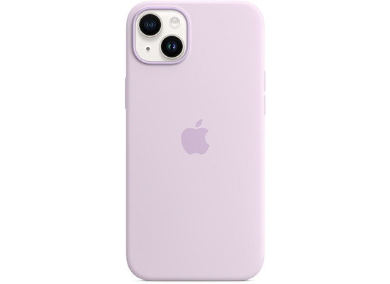 Apple Silikon Case iPhone 14 Plus mit MagSafe flieder