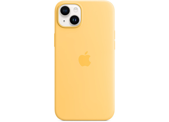 Apple Silikon Case iPhone 14 Plus mit MagSafe sonnenlicht