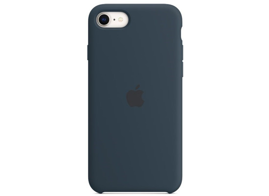 Apple Silikon Case iPhone SE abyssblau