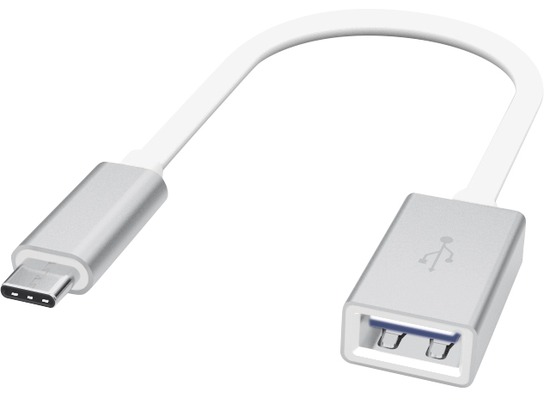Artwizz USB-C High-Speed Adapter to USB-A female, silver