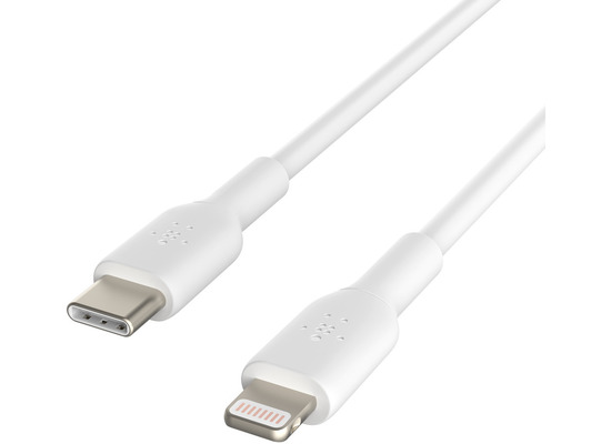 Belkin BOOST CHARGE Lightning auf USB-C Kabel, 2m, wei