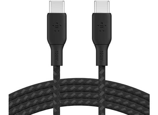 Belkin BOOST CHARGE USB-C/USB-C Kabel, bis 100 W, 2m, schwarz