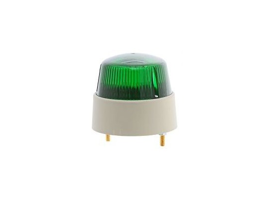 Bezet Rufsignal Blitz Typ 840, grün, optische Rufanzeige, Abdeckung (Lichtfilter) grün, IP 54