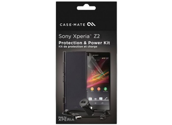 case-mate Protection & Power Kit fr Xperia Z2, transparent