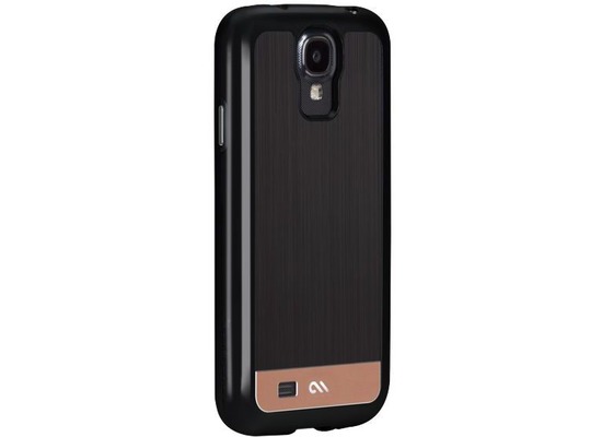 case-mate barely there Brushed Aluminium fr Samsung Galaxy S4, Black/Rose Gold