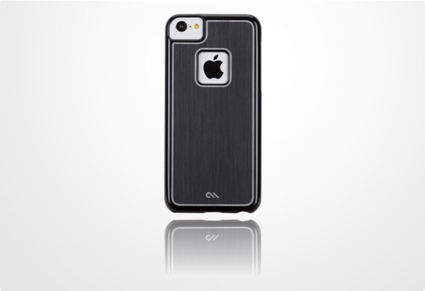 case-mate barely there Sleek fr iPhone 5C, Aluminium Black