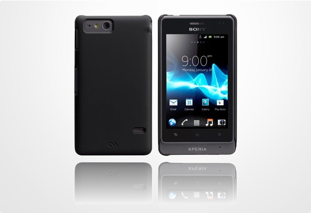 case-mate barely there fr Sony Xperia Go, schwarz