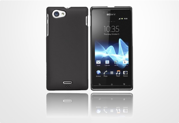 case-mate barely there fr Sony Xperia J, schwarz