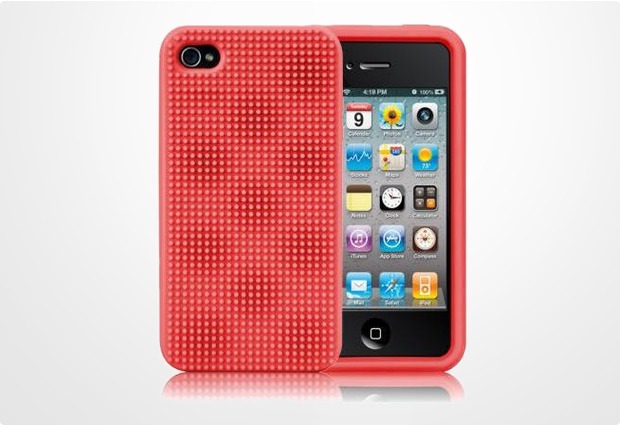 case-mate Egg Case fr iPhone 4, rot