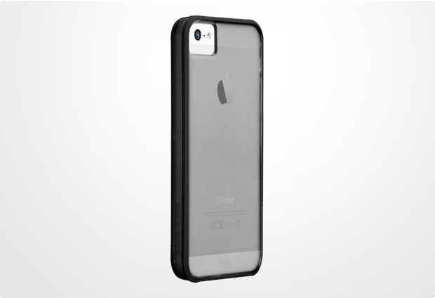 case-mate Haze fr iPhone 5/5S/SE, grau-schwarz