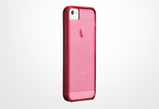 case-mate Haze fr iPhone 5, pink-rot