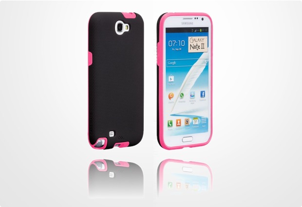 case-mate Tough fr Samsung Galaxy Note 2, schwarz-pink