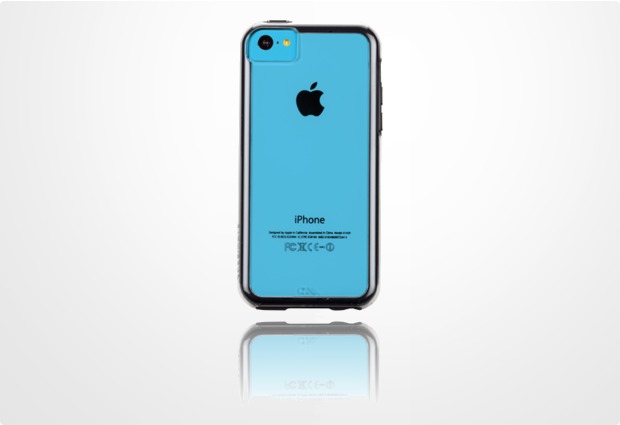 case-mate Naked Tough fr iPhone 5C, transparent-schwarz