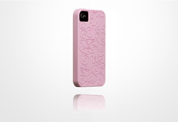 case-mate Safe Skin Emerge Flutter fr iPhone 4 / 4S, pink
