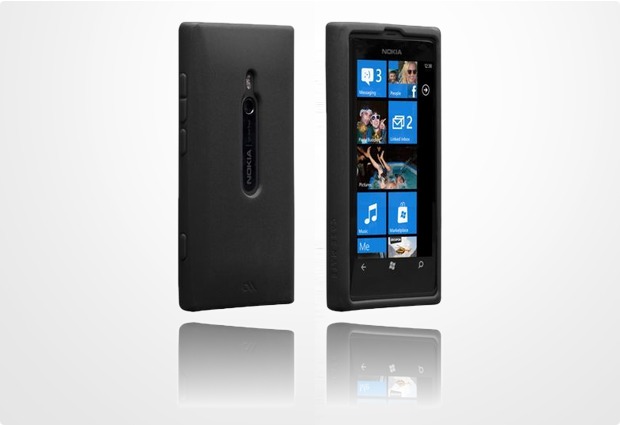 case-mate Safe Skin fr Nokia Lumia 800, schwarz