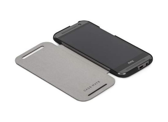 case-mate Slim Folio fr HTC One M8, schwarz