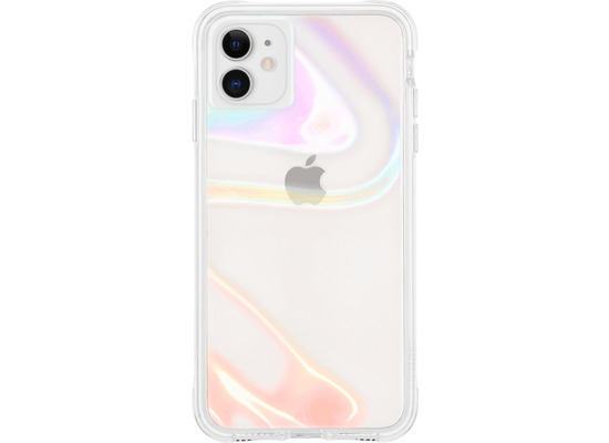case-mate Soap Bubble Case, Apple iPhone 11, transparent/schillernd, CM043110