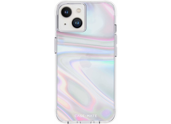 case-mate Soap Bubble Case, Apple iPhone 14/13, transparent/schillernd, CM049792