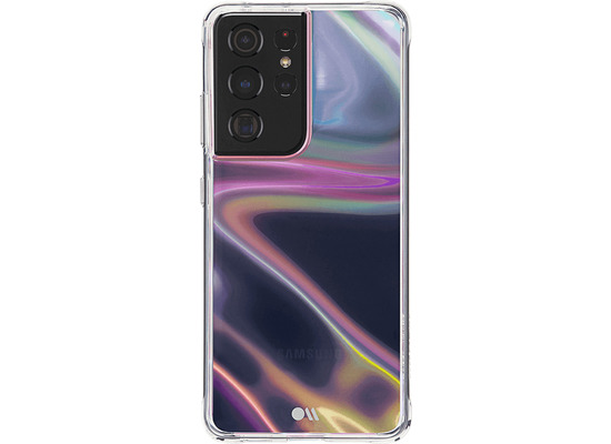 case-mate Soap Bubble Case, Samsung Galaxy S21 Ultra 5G, transparent/schillernd, CM045196