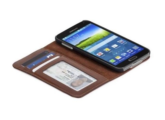 case-mate Wallet Folio fr Samsung Galaxy S5, braun