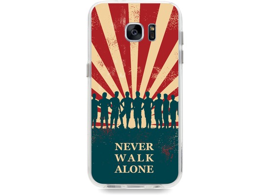 Caseez Back Case \"Never Walk alone\" fr Samsung Galaxy S7