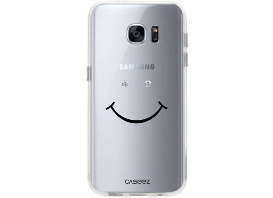 Caseez Back Case \"Smiley\" fr Samsung Galaxy S7, transparent