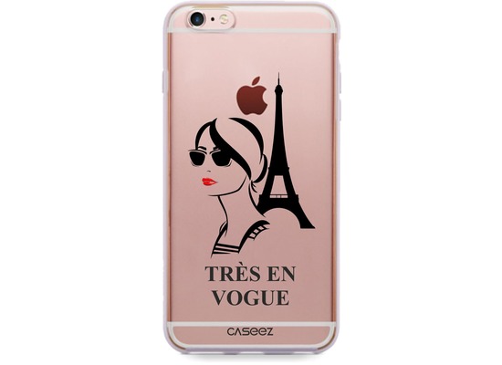 Caseez Back Case \"Tres En Vogue\" fr Apple iPhone 6/6S, transparent