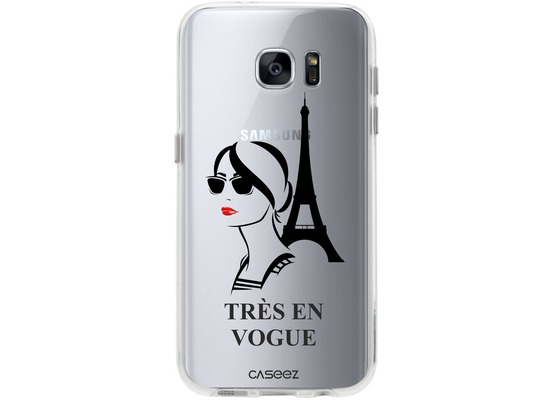 Caseez Back Case \"Tres En Vogue\" fr Samsung Galaxy S7, transparent