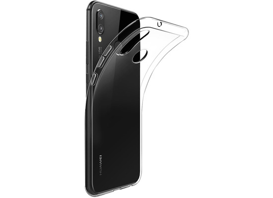 Cyoo Silikon Case für Huawei P20 Lite, Transparent