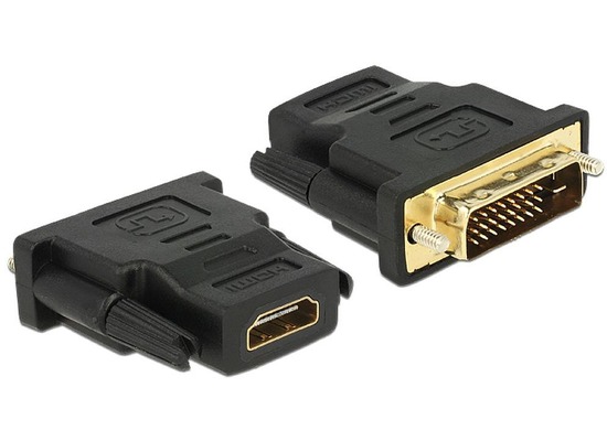DeLock Adapter DVI 24+1 Pin Stecker > HDMI Buchse