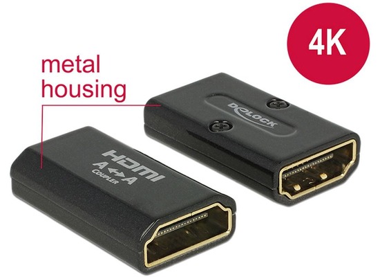 DeLock Adapter HDMI-A Buchse > HDMI-A Buchse 4K