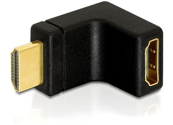DeLock Adapter HDMI Stecker > HDMI Buchse 90 oben