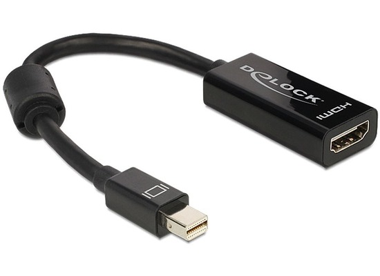 DeLock Adapter mini Displayport zu HDMI pin Buchse schwarz