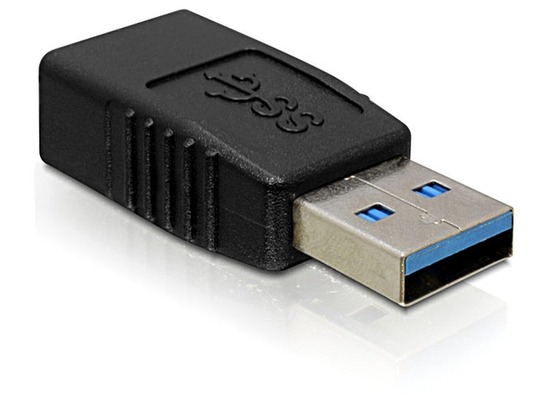 DeLock Adapter USB 3.0-A Stecker / Buchse