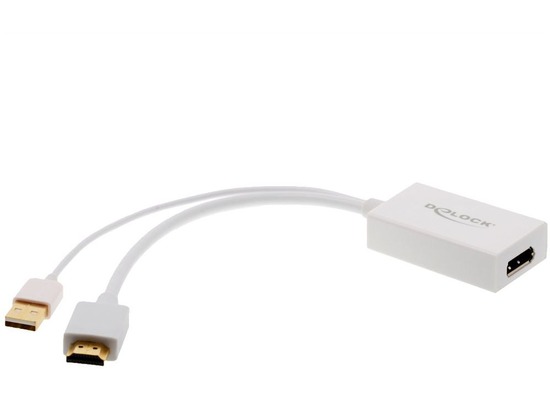 DeLock Adapterkabel HDMI-A St > Displayport Buchse