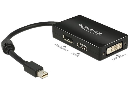 DeLock Adapterkabel mini DisplayPort 1.1 > DP/HDMI/DVI