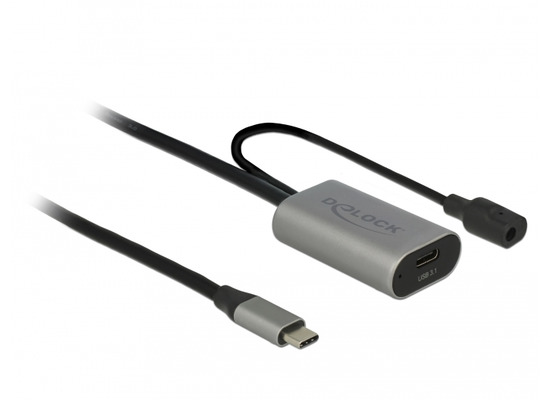 DeLock Aktives USB 3.1 Gen 1 Verlngerungskabel USB Type-C 5 m