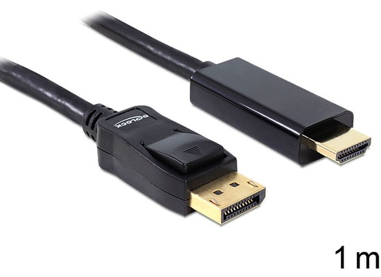 DeLock Kabel Displayport zu HDMI St/St 1m