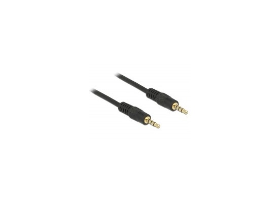 DeLock Kabel Klinke 4 Pin 3,5 mm Stecker > Stecker IPhone 1,