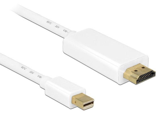 DeLock Kabel mini DisplayPort 1.2 Stecker>HDMI-A Stecker 1 m