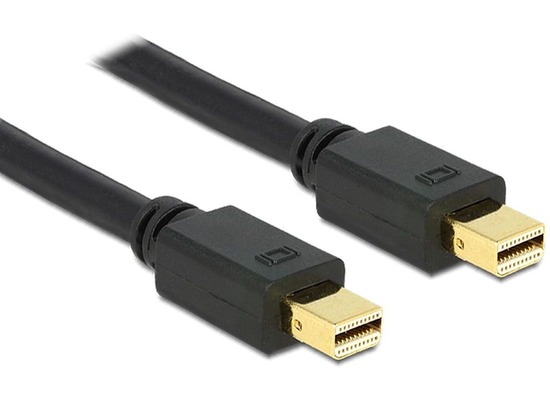 DeLock Kabel mini DisplayPort St > 2,0 m schwarz