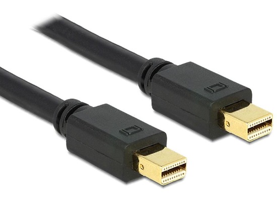 DeLock Kabel mini DisplayPort St./St. 1,5 m schwarz