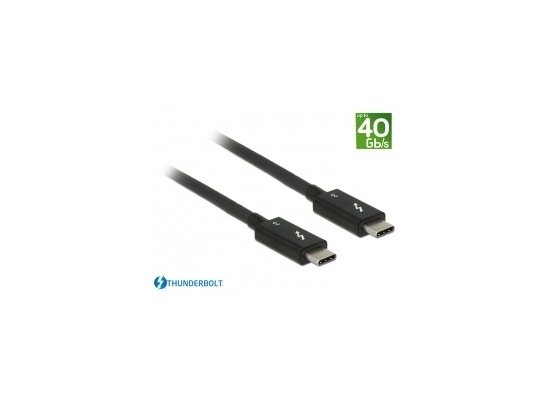 DeLock Kabel Thunderbolt 3 USB-C Stecker > USB-C 0,5m