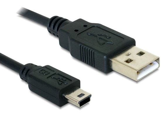 DeLock Kabel USB 2.0-A > USB mini-B 5 Pin 1 m