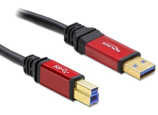 DeLock Kabel USB 3.0-A > B Stecker / Stecker 1 m