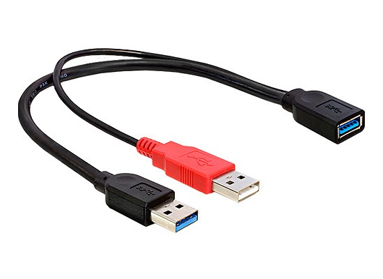 DeLock Kabel USB 3.0-A Buchse > USB 3.0-A Stecker